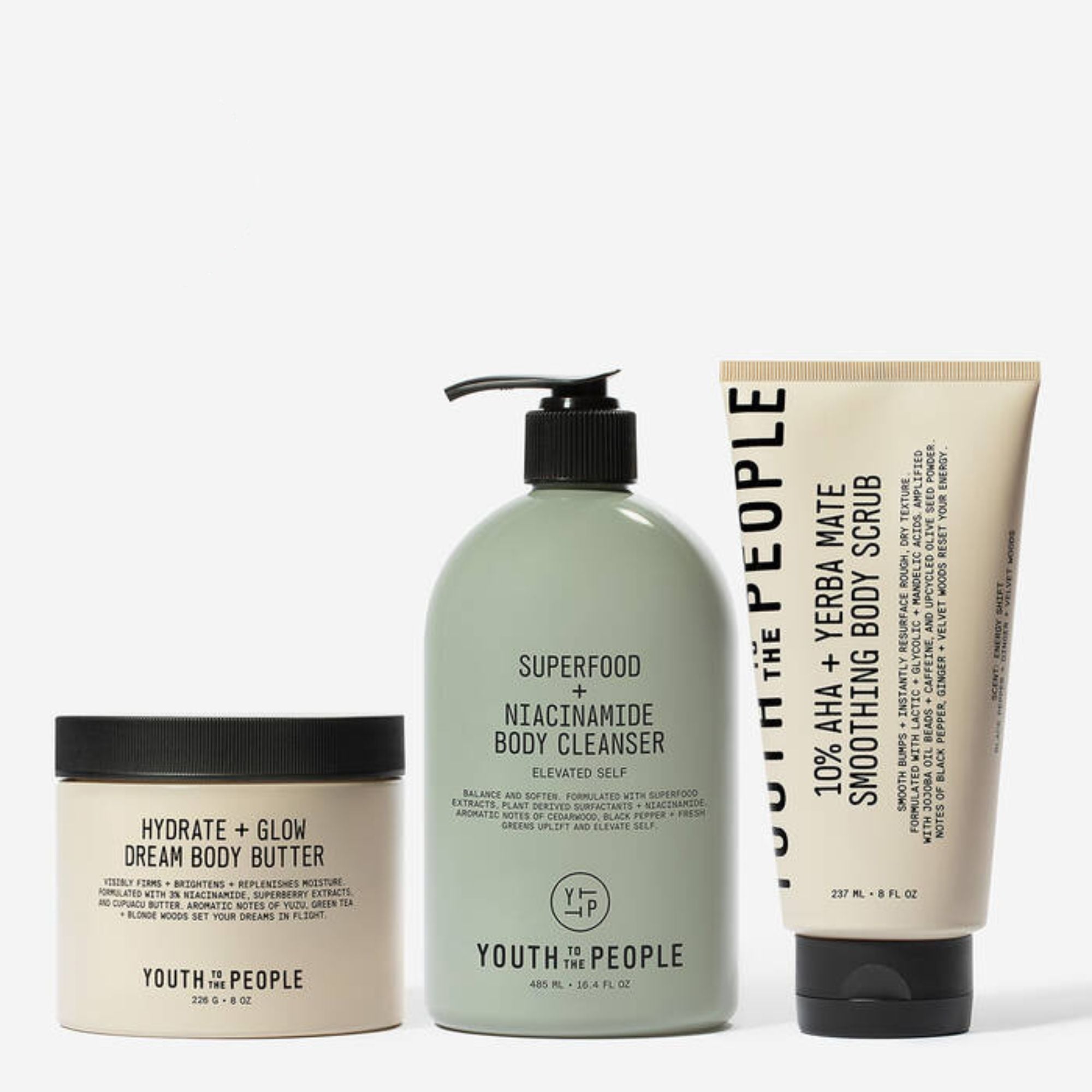 YTTP Total Body Ritual Trio Bundle Youth To The People 110$